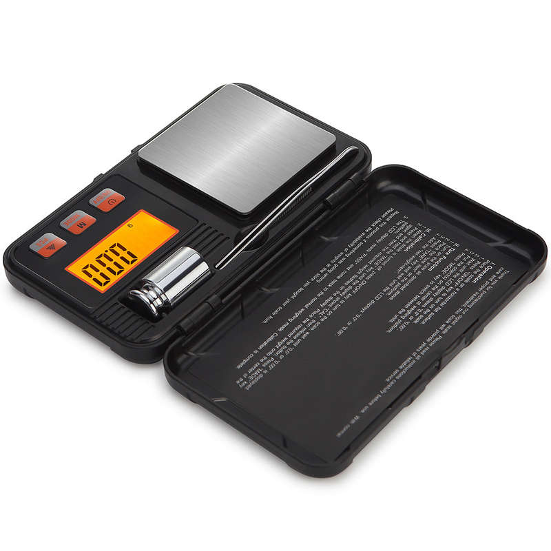 High Precision Professional Digital Milligram Scale 200g/0.01g Portable Jewelry Scale Mini Ba