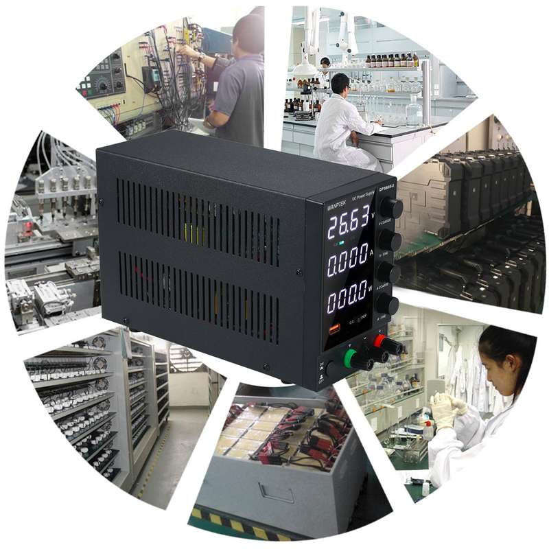 WANPTEK DPS605U 0-60V 0-5A 300W Switching DC Power Supply 4 Digits Display LED High Precision