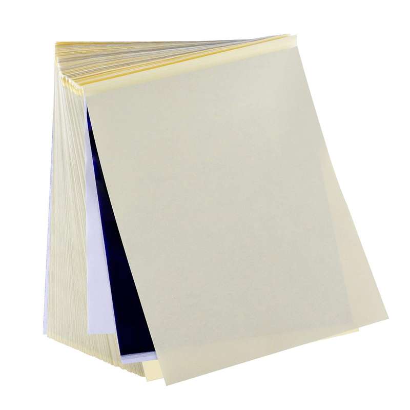 Tattoo Transfer Paper 100 Sheets Tattoo Stencil Paper Thermal Stencil Paper for Skin A4 Size