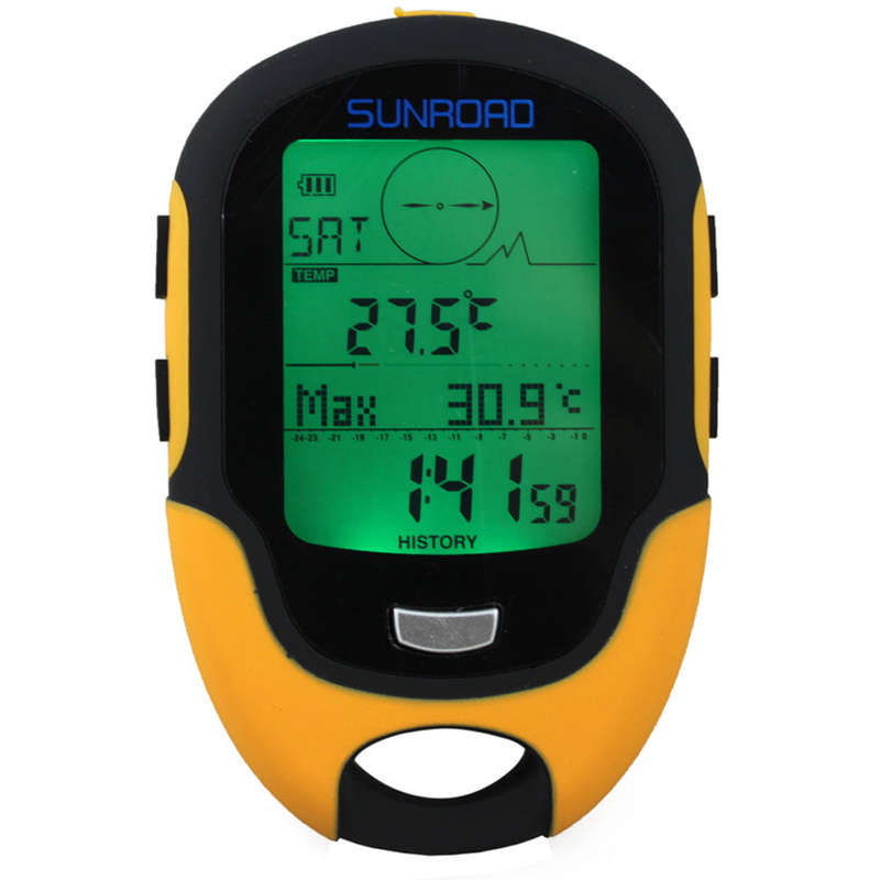 Sunroad FR500 Multifunction LCD Digital Altimeter Barometer Compass Thermometer Hygrometer We