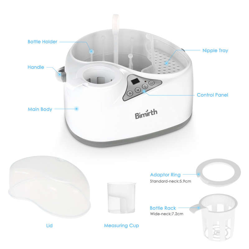 Bimirth Safe BPA-Free Multifunctional Electric Bottle Warmer Sterilizer Milk Heater Constant