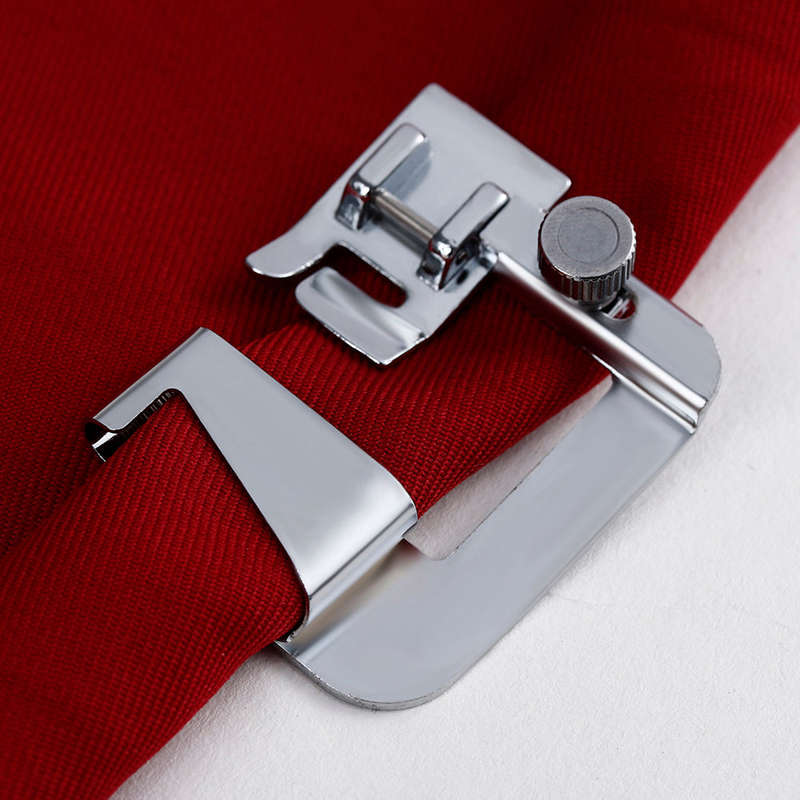 3Pcs Wide Foot Set Hemmer Adjustable Rolled Hem Snap-On Presser For Domestic Sewing Machine Parts Ho
