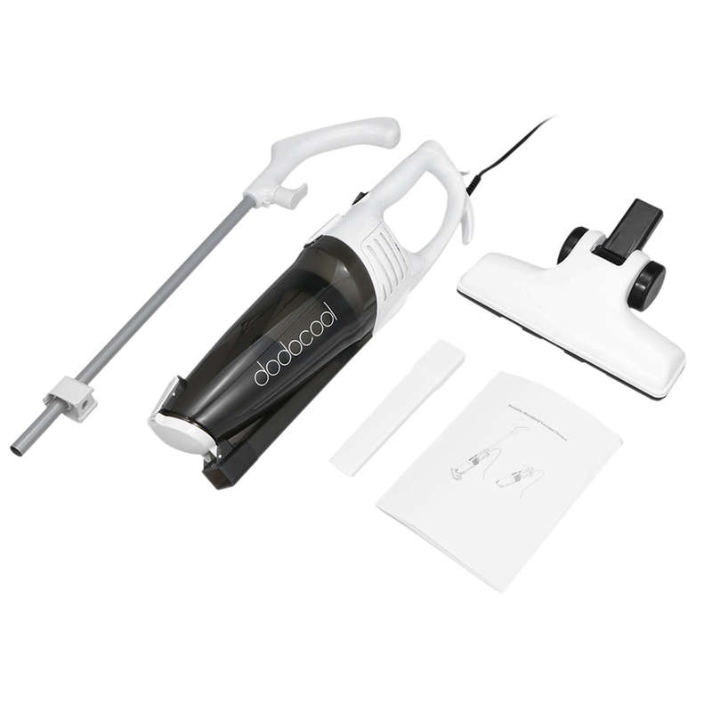 dodocool 1601 2 in 1 Corded Vacuum Cleaner Swivel Ultra Lightweight Stick Vacuum 15 KPa 800W Strong