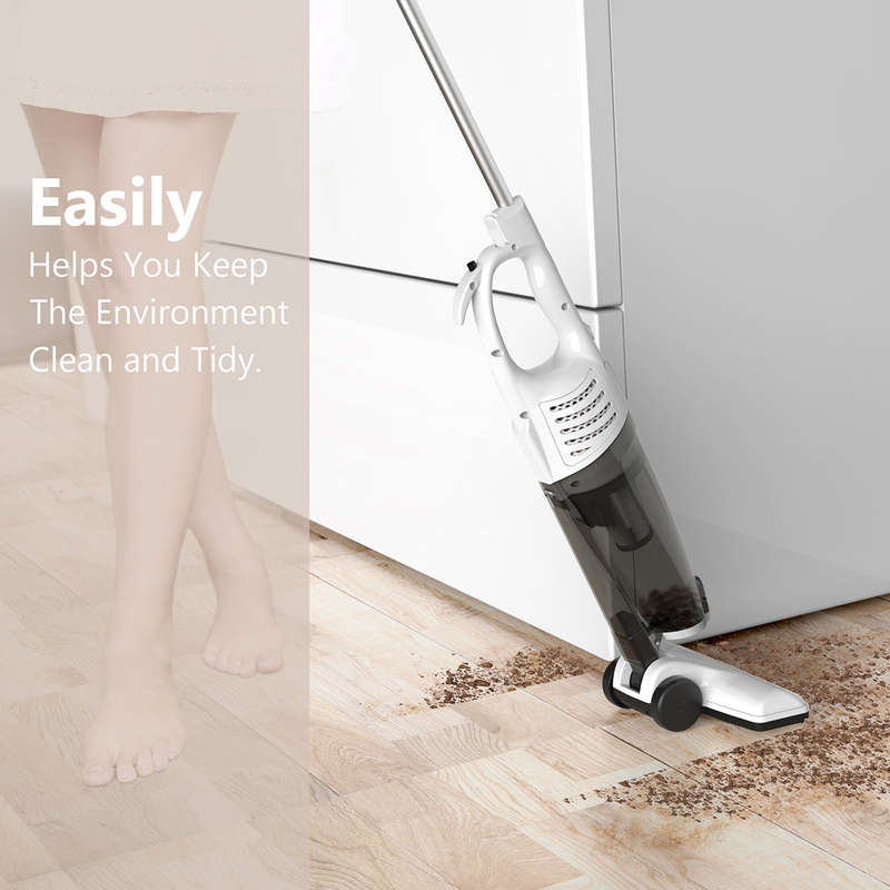dodocool 1601 2 in 1 Corded Vacuum Cleaner Swivel Ultra Lightweight Stick Vacuum 15 KPa 800W Strong