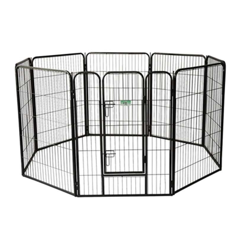 Pet Playpen Dog Exercise Pen Metal Portable Dog Fence 8 Panel for Dogs Pets