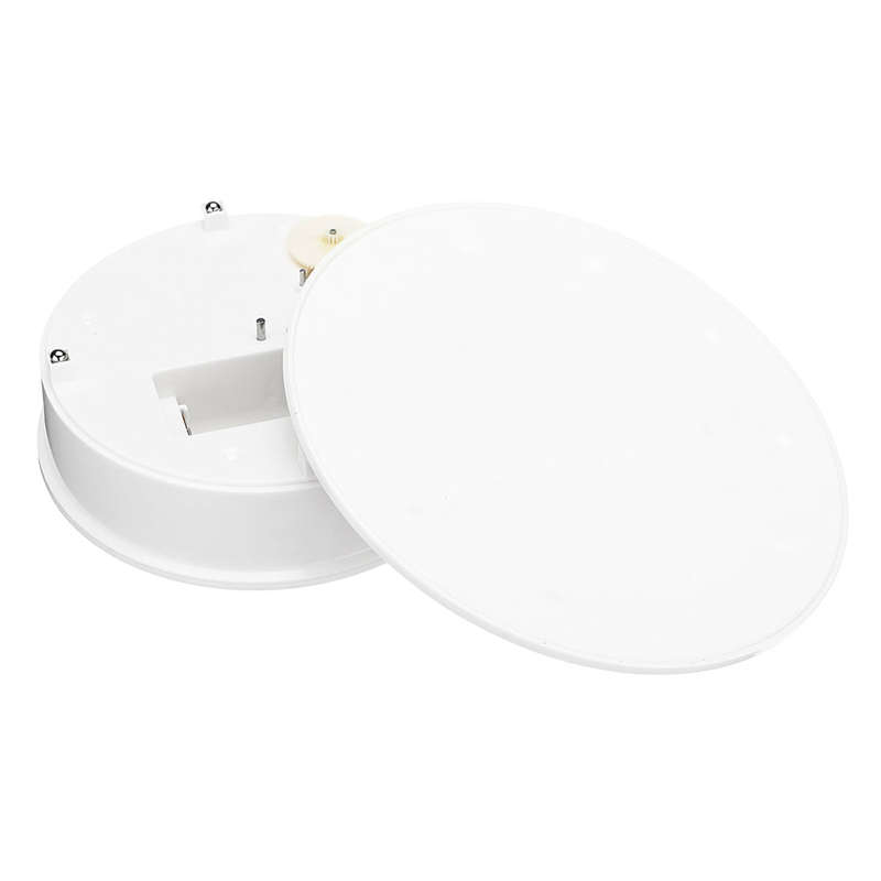 Round White Velvet Coping Electric Motorized 360Rotating Display Stand Turntable