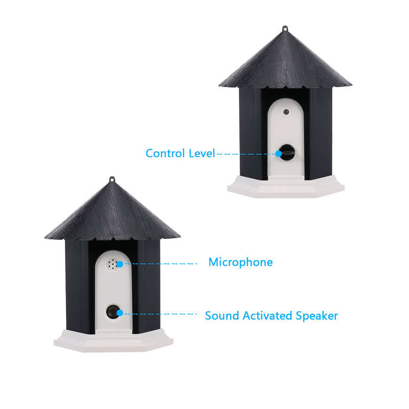 Pet Dog Outdoor Bark Control Ultrasonic Sound Stop Barking Device Waterproof 50ft Sonic Bark
