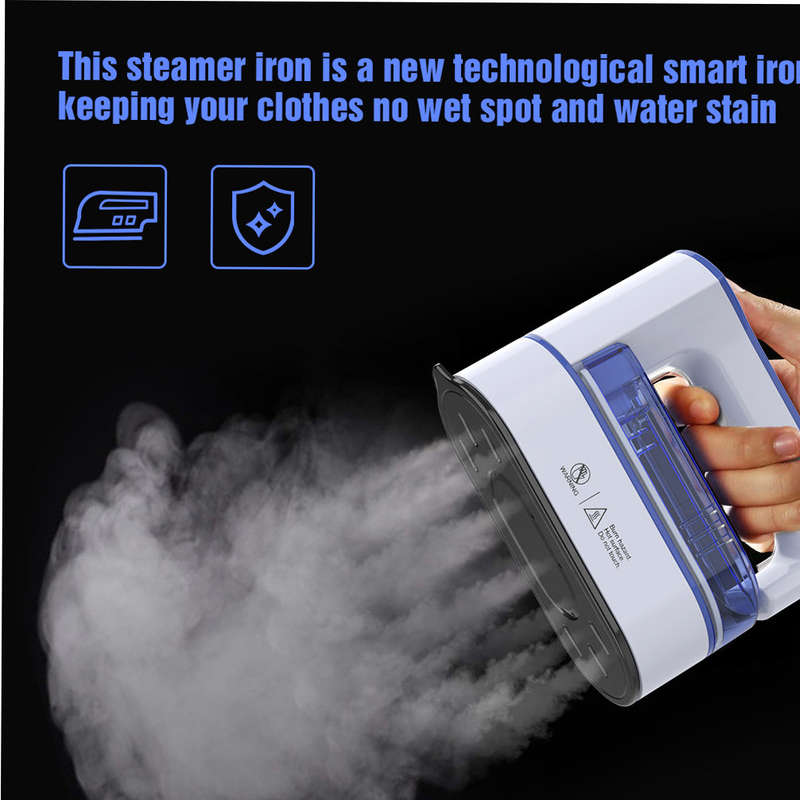 Portable steam ironing machine