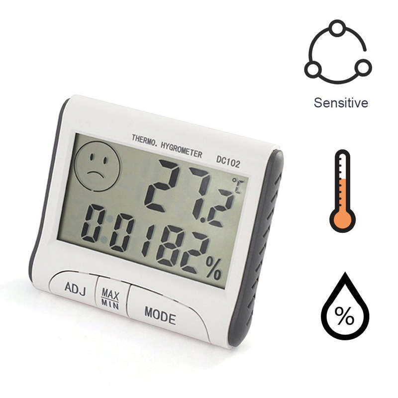 Digital Hygrometer Thermometer Indoor Humidity Gauge Temperature Indicator Accurate Mini Room Thermo