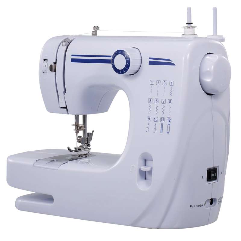 Mini Electric Sewing Machine Household Built-in Stitches Free Arm 12 Stitches Penetrate 8 Layers Des
