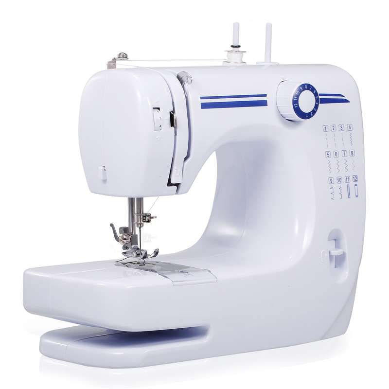 Mini Electric Sewing Machine Household Built-in Stitches Free Arm 12 Stitches Penetrate 8 Layers Des