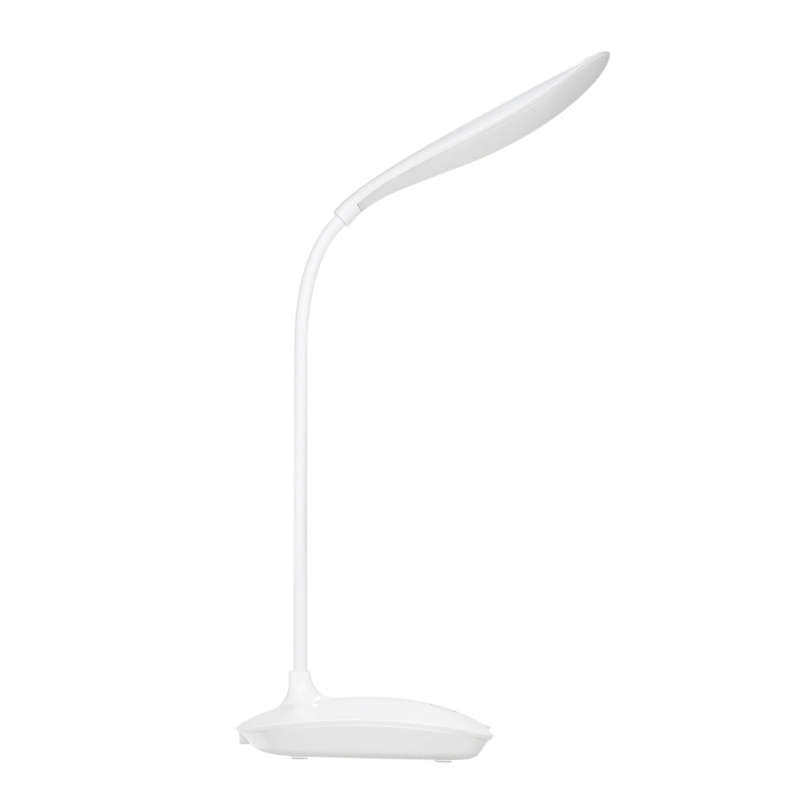 LED Desk Lamp with USB Port 3 Dimmable Brightness Touch Control Ultralight White Rechargeable Eye-Ca