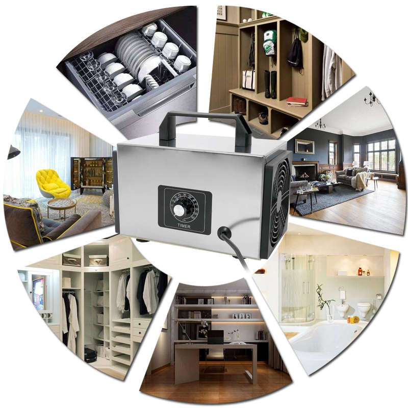 20g/h Generator Ozone Machine Tablets Air Purifier Ozonizer with Timing Switch Purifier For Home Car