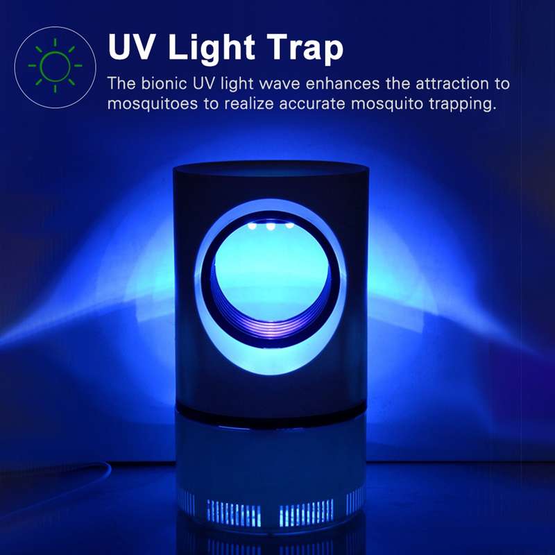 Mosquito Killer Lamp Indoor Bug Zapper UV LED Light USB Power Suction Mosquito Trap for Fly Mosquito