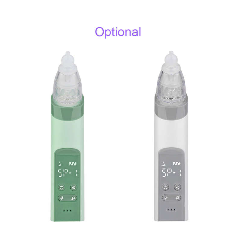 2 in 1 Baby Nasal Aspirator & Blackhead Remover Vacuum Electric Nose Suction Nose Cleaner with 3 Suc