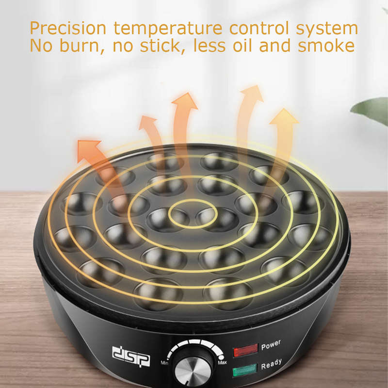 Takoyaki Maker Ebelskiver Maker Electric Takoyaki Pan Stuffed Pancake Pan Munk Aebleskiver Pan with