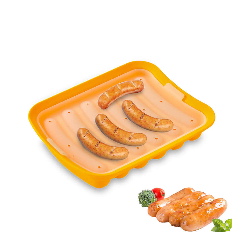 Silicone Sausage Mold Non-Stick Hot Dog Mold Finger Shaped Molds DIY Homemade Sausage Child Food Sup