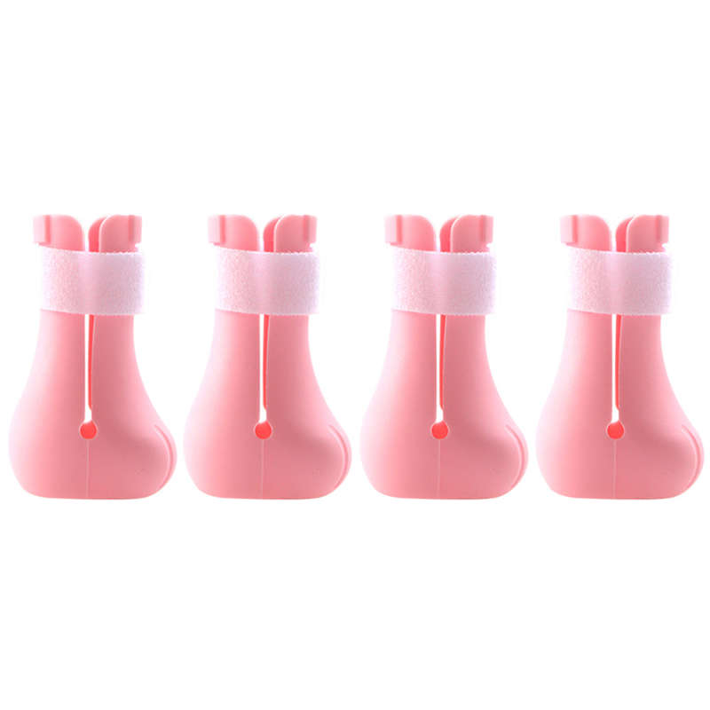 4pcs Anti-scratch Cats Foot Shoes Boots Silicone Pet Grooming Scratching Restraint Booties Ki