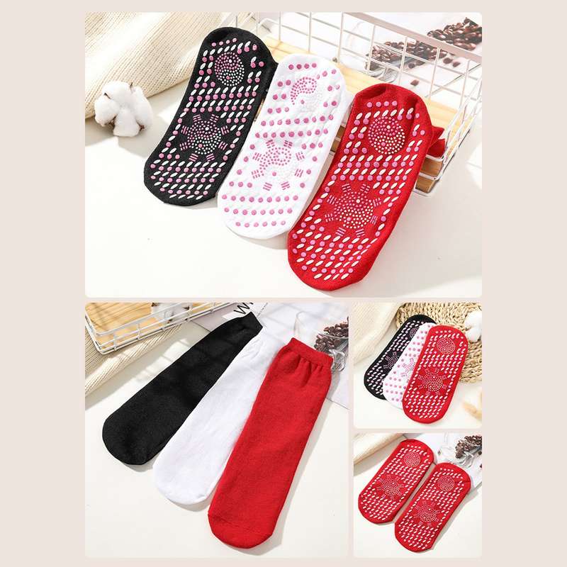 Heated Socks, Self Heating Socks, Tourmaline Self-Heating Magnetic Socks, Massage Socks for Men and