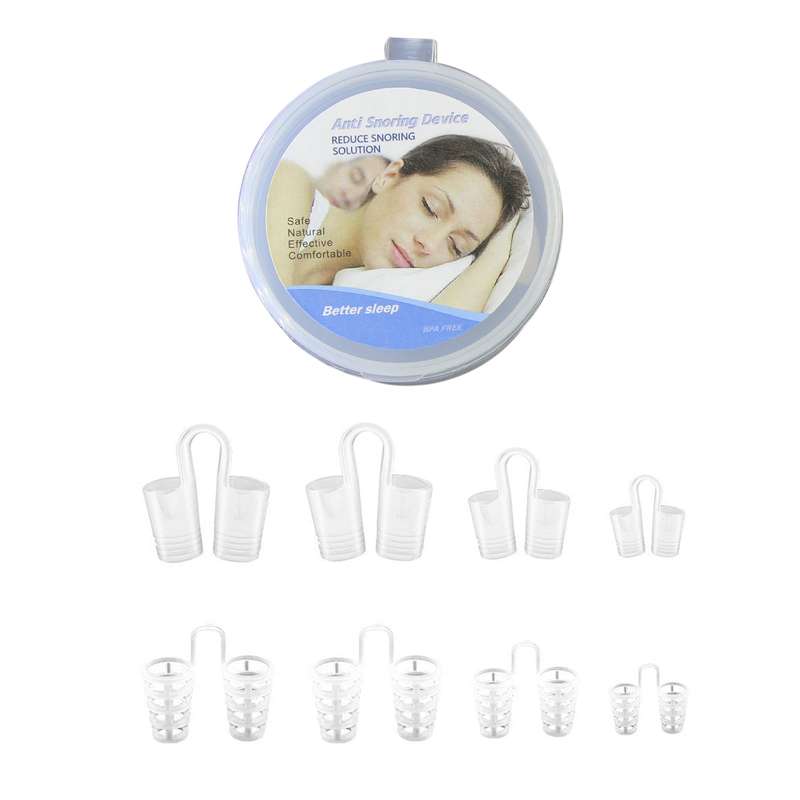 8PCS Anti-Snore Nasal Dilators Set Anti Snoring Solution Devices Stop Snoring Sleep Aid to Ease Nigh