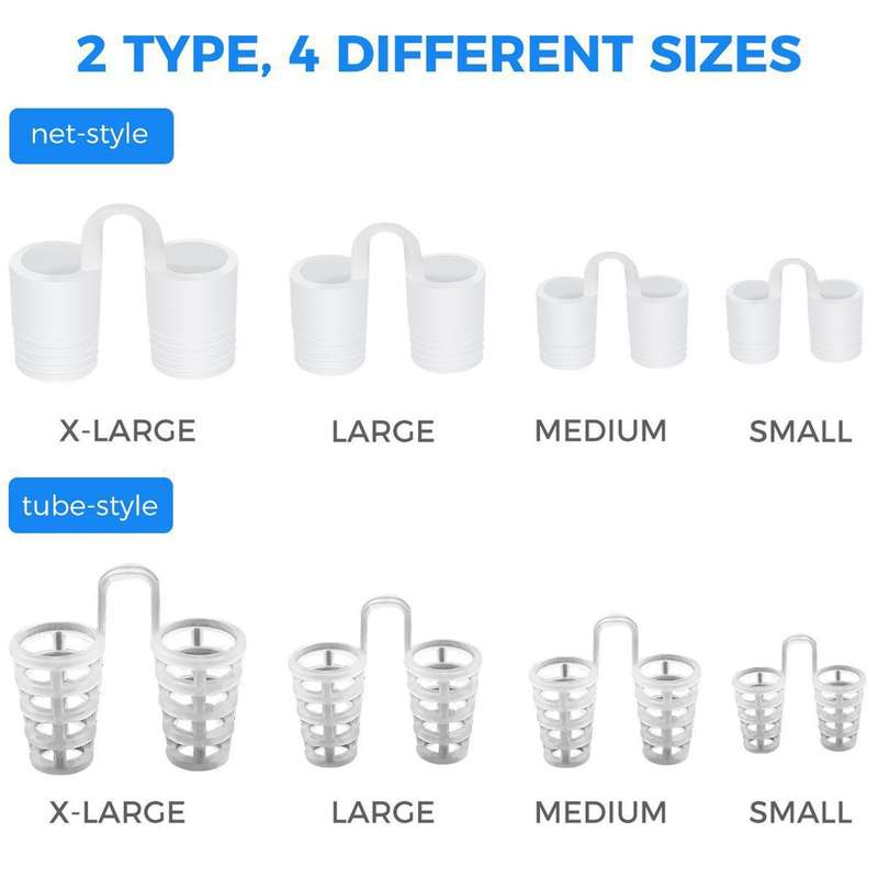 8PCS Anti-Snore Nasal Dilators Set Anti Snoring Solution Devices Stop Snoring Sleep Aid to Ease Nigh