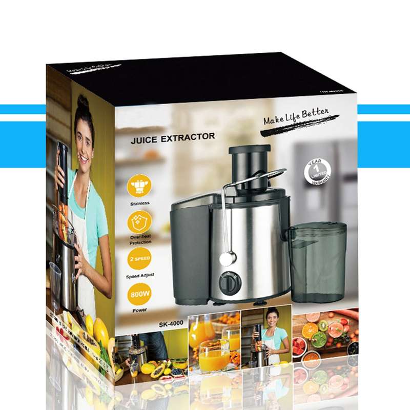 Juicer Machines Extractor 800W Centrifugal Juicers Electric Anti-Drip 2 Speed Adjustable with Juice