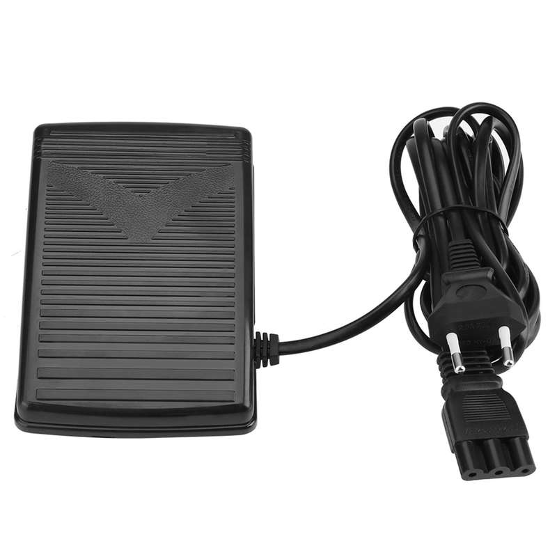 Sewing Machine Foot Control Pedal Foot Operated Control Pedal for Sewing Machines, 200-240V EU Plug