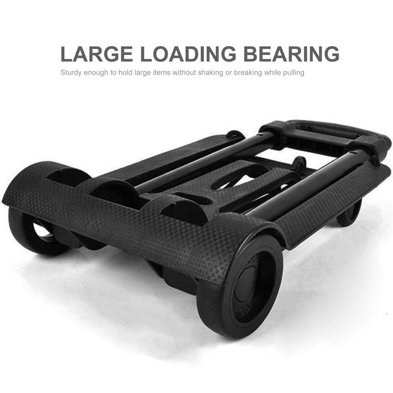 Folding Luggage Cart Lightweight Compact Folding Travel Trolley Hand Cart Luggage Folding Trolley Fo