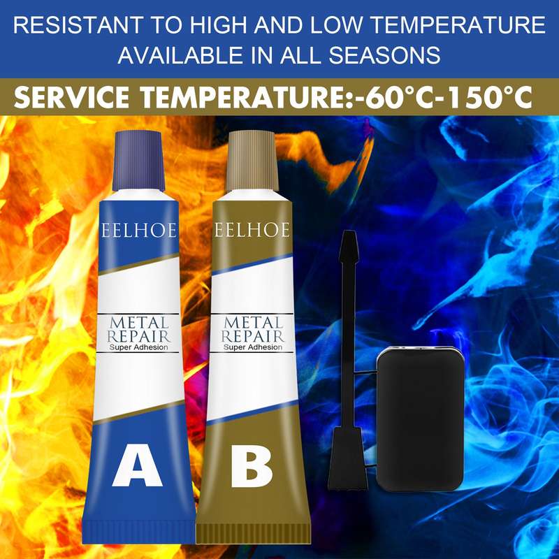 AB Glue Casting Glue Steel Metal Glass Ceramics Welding Trachoma  Stomatal Crackle Repair Adhesive I