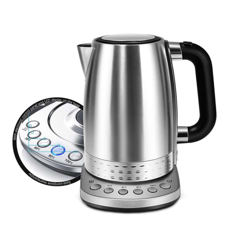 1.7L Electric Kettle, Smart Kettle for Tea and Coffee, Temperature Control, Keep Warm Function, Boil
