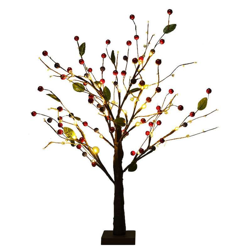 Tree Branches Lights 24 LEDs Tabletop Tree Light Indoor Desk Starry Tree Light Bonsai Fairy Lights B
