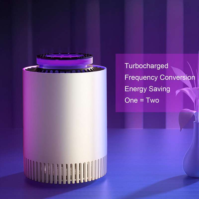 Electronic Fly Trap Light Indoor Insect Killer Blue Light Bug Zapper Gnat Catcher Light Inhalation F