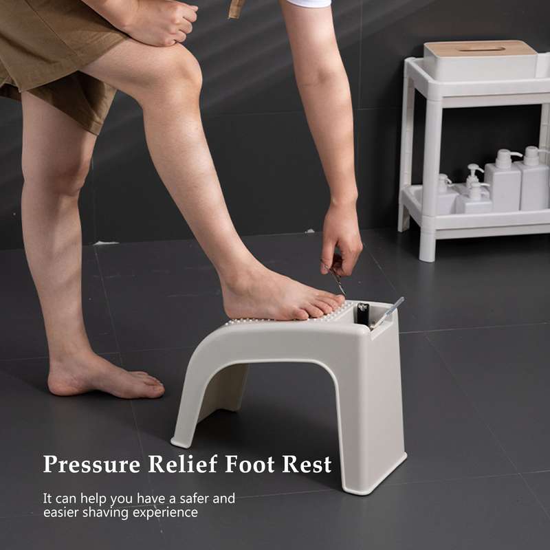 Pedicure Foot Rest Stand Shower Foot Rest Foot Stool Under Desk Beauty Footrests for Shaving Legs Ho