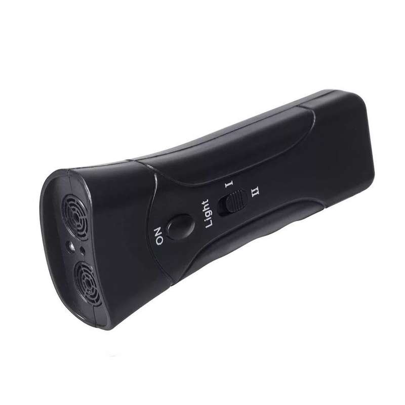 Ultrasonic Dual Head Anti-Bark Dog Training Equipment, Dog Barking Trainer, LED Light Dog Rep