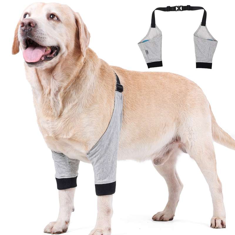 Dog Elbow Protector Front Leg Sleeve Adjustable Pet Operation Injury Recovery Protective Brac