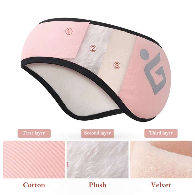 Ear Covers Warmer Winter Folding Warm Earwarmer Cold Weather Earmuffs Outdoor Soft Ear Covers Reflec