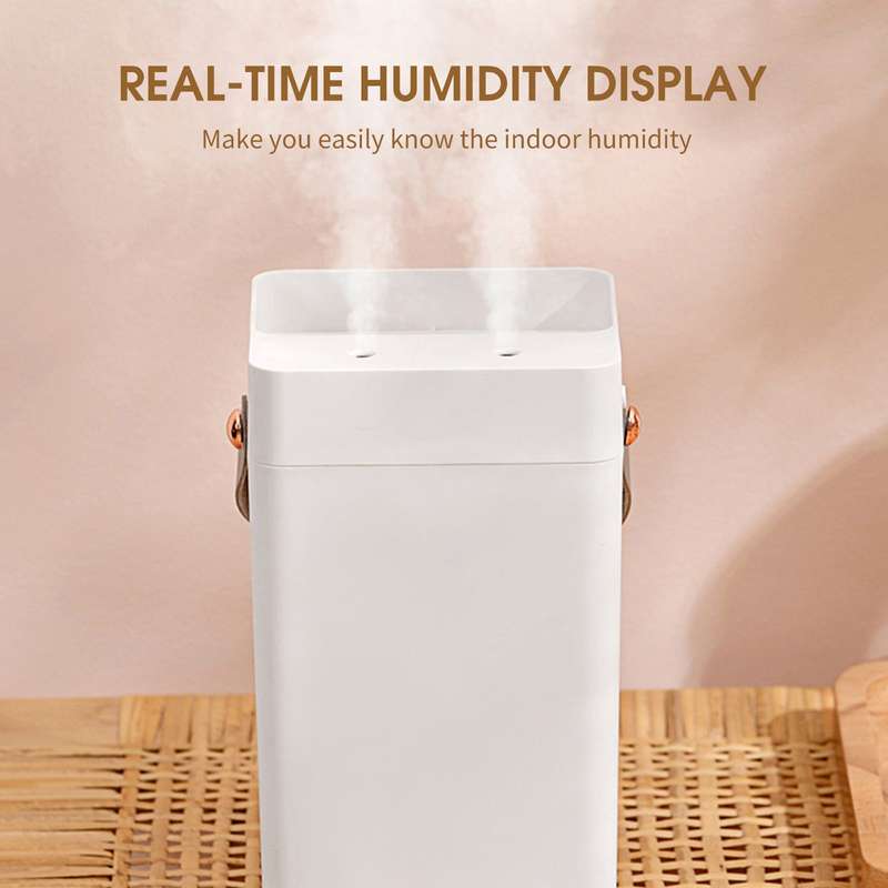 3L Mist Humidifier Dual Spray Cool Mist Humidifier Quiet USB Powered Bedroom Humidifier 2 Spray Mode