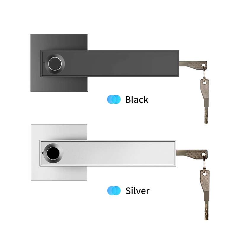 30 Groups Fingerprint Door Lock Smart Door Knob Gate Locks Left-Right Open Door Lever Lock Set Entry