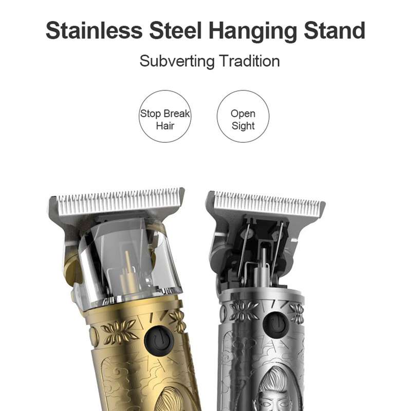 Men Hair Clippers with LCD Display Cordless Barber Clipper Hair Cutting Kit Beard Trimmer Haircut Gr