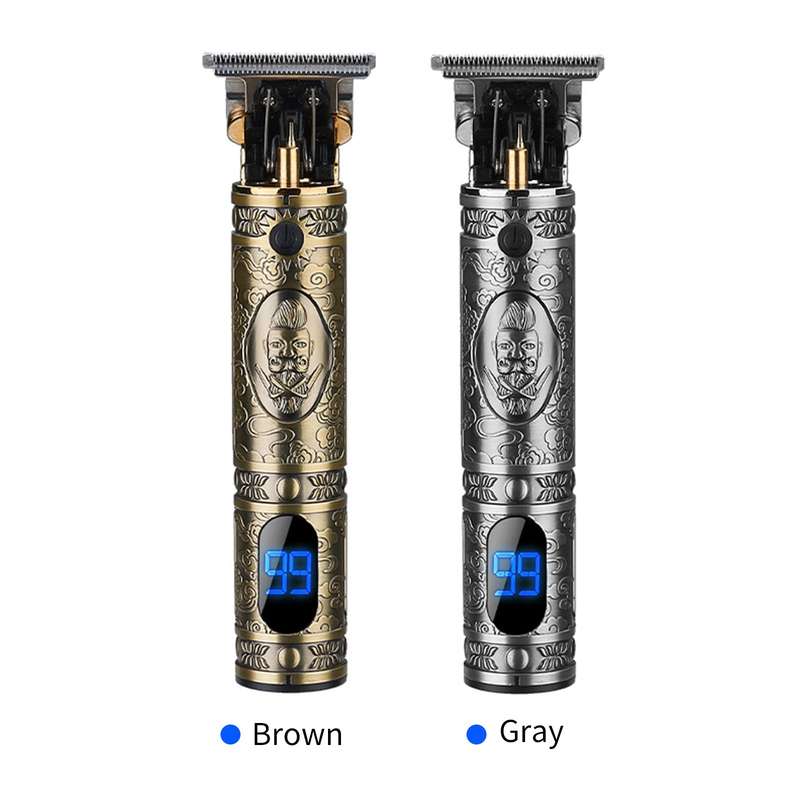 Men Hair Clippers with LCD Display Cordless Barber Clipper Hair Cutting Kit Beard Trimmer Haircut Gr