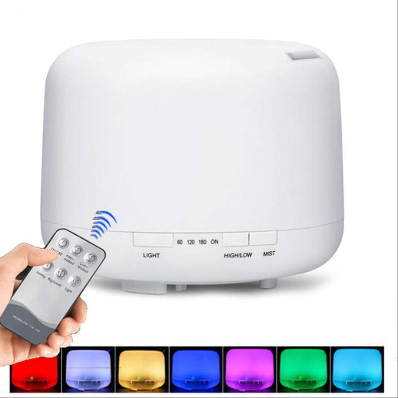 Aroma Diffuser 500ml Ultrasonic Home Quiet Air Purifying Humidifier Aroma Oil Diffuser For Home Offi