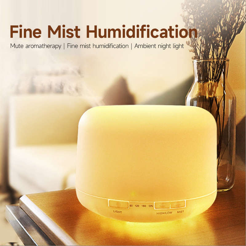 Aroma Diffuser 500ml Ultrasonic Home Quiet Air Purifying Humidifier Aroma Oil Diffuser For Home Offi