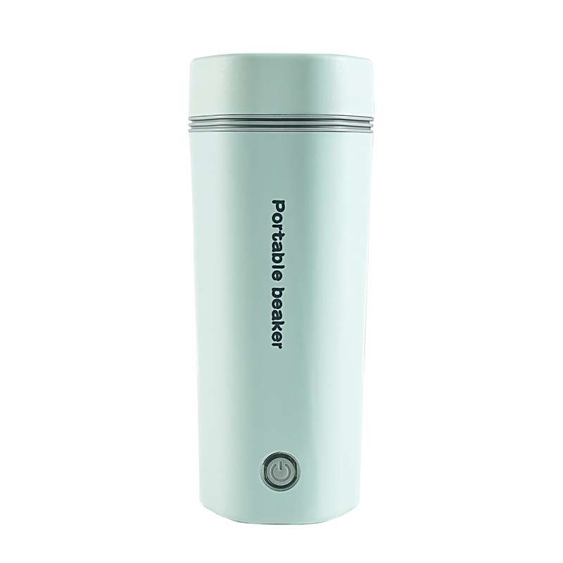 Portable Electric Kettle for Boiling Water 350ML Travel Beaker Tea Kettle Hot Water Boiler Stainless