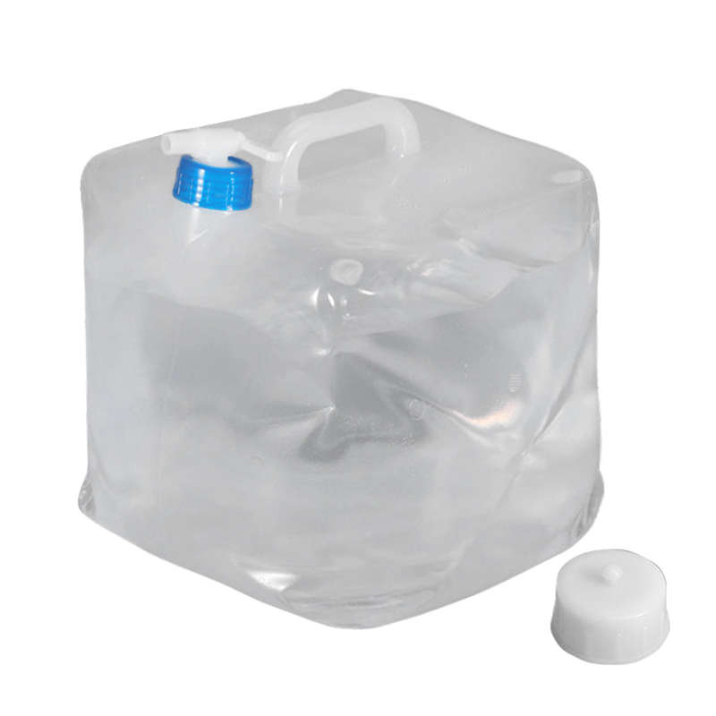 Foldable Water Container 20L Large Capacity with Spigot Lid Portable Water Storage Carrier Jug Colla