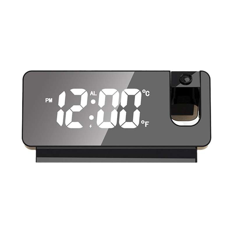 Digital LED Projection Alarm Clock Table Clock Bedroom Bedside Clock Sleep Timer Large Ceiling Clock