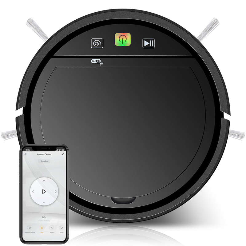Smart Sweeper Household 3 In 1 Cleaning Vacuum Cleaner APP Remote Control 2500PA Super Suction 2500m