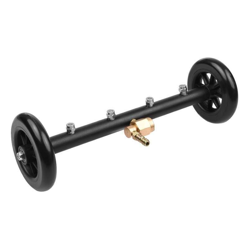 16 Inch 2-in-1 Undercarriage Pressure Washer Surface Cleaner Power Washer Attachment Water Broom wit