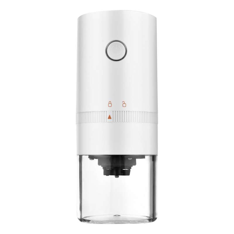 Portable Mini Electric Burr Coffee Grinder with Adjustable Coarse Fine Grinding Removable Chamber fo
