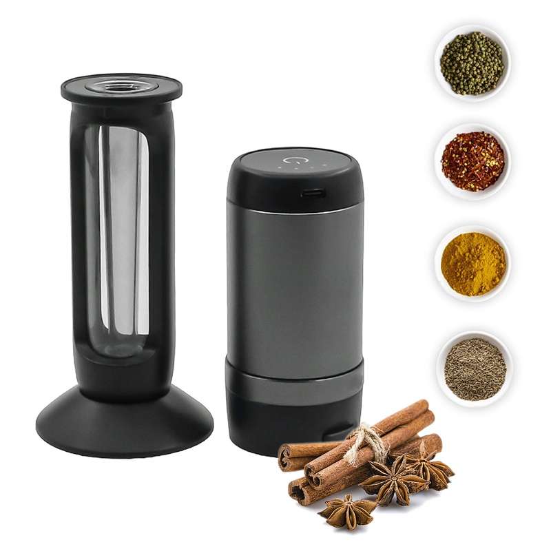 Electric Herb and Spice Grinder Automatic Smart Grinding Machine with Cone Holder Grinding Filling I