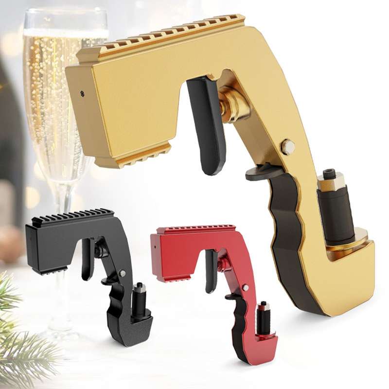Bubbly Blaster Champagne Gun Sprayer with Champagne Stopper Wine Bottle Dispenser Spray Gun Beer Eje